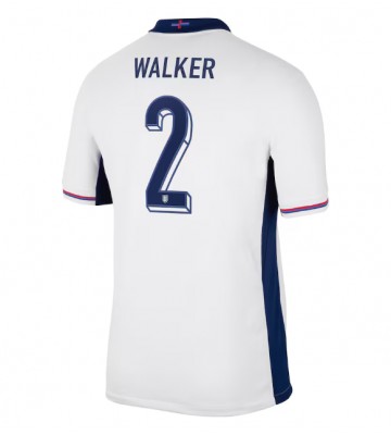 England Kyle Walker #2 Hjemmebanetrøje EM 2024 Kort ærmer